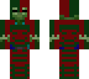 netherite red-green zombie