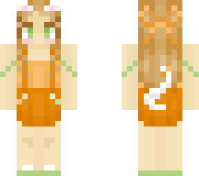 orange cat girl