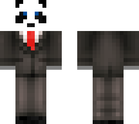 panda in suit (blue)
