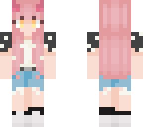 pink demon girl