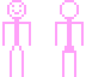pink stick figure :3
