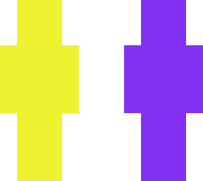 purple and yellow