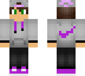 purple nike boy