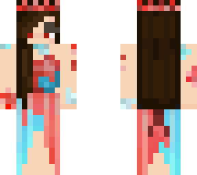 red and blue