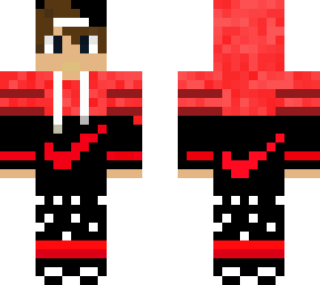 red-black-white nike boi
