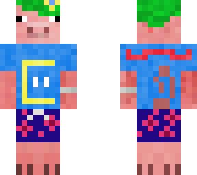 swim suit piggy!
