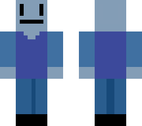 the blue man