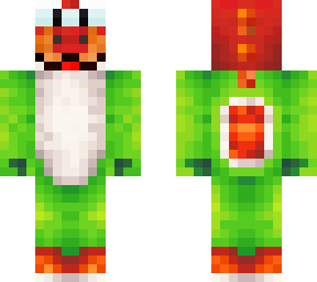 yoshi that ate a hot pepper