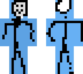 badly made person (blue)