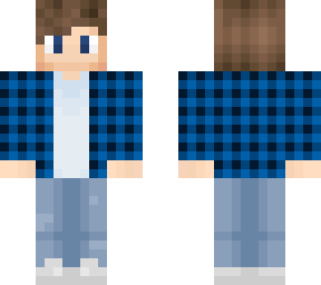 blue flannel shirt