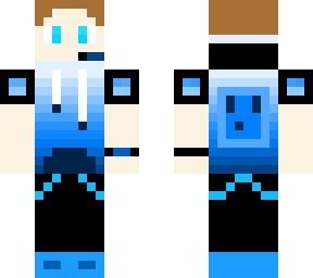 blue gamer boy - slime hoodie