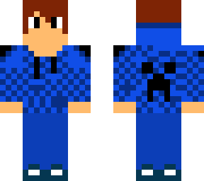 cool boy skin gamer (blue)