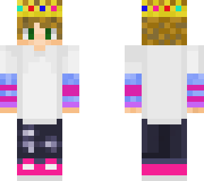 cool dirty blond boy with crown