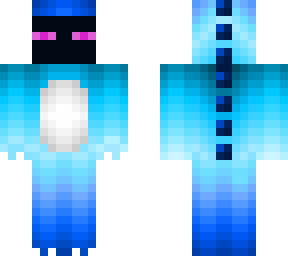 cute enderman in onesie