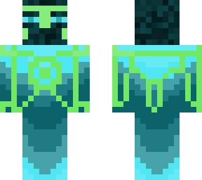 electro enderman green armor