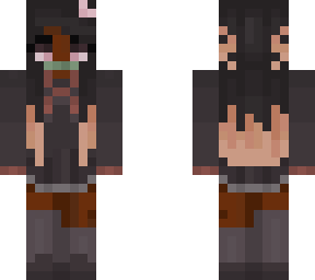 fixed black school girl nezuko
