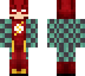 flash with a demon slayer haori