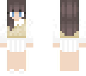 girl w/ vest and tennis skirt