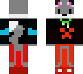 gray fox boi with tail