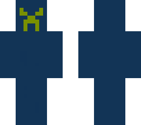 green and blue creeper with special effects