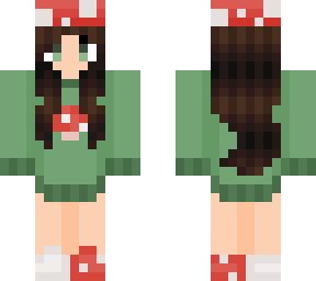 mushroom hat girl