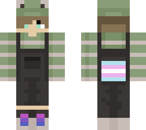 my character in a froggy outfit!