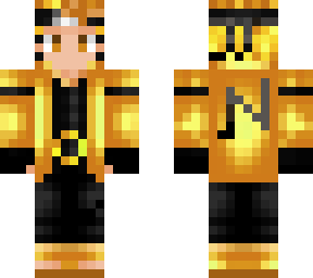 naruto uzumaki skin of minecraft