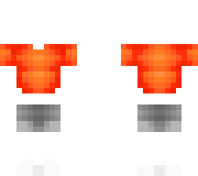 ob - orange tshirt w/ gray shorts