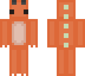 orange dino 8-bit