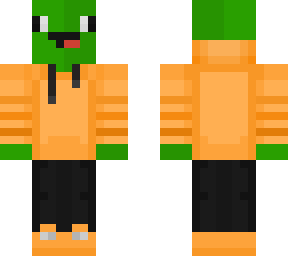 orange hoodie turtle