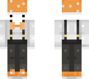 orange mushroom man