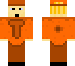 orange t-man