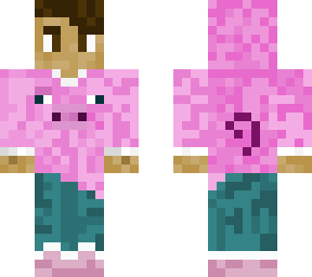pig hoodie boy
