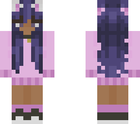 pink cat girl
