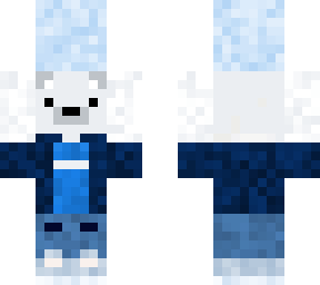 polar bear holding ice