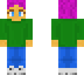 purple hair girl