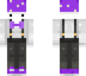 purple mushroom man