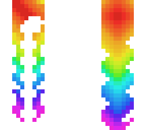 rainbow hair-basic