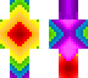 rainbow skin :)