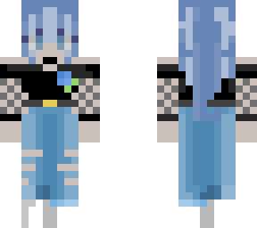 rose blue haired girl