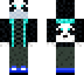 shaded panda with mask
