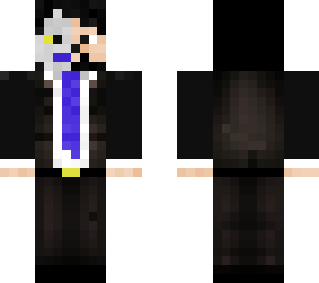 suit face man (blue)