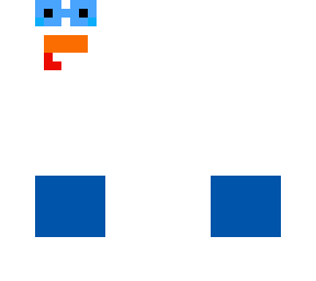 swimming chicken