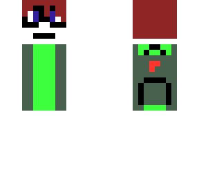 white and green kid