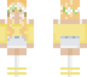 yellow girl cute