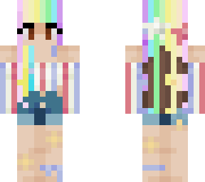 american rainbow hair