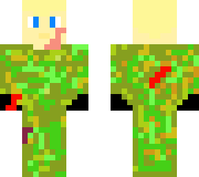 battle scared army camo worrier/trooper