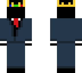 black with crown (outer suit)