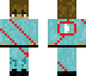 blue anime skin