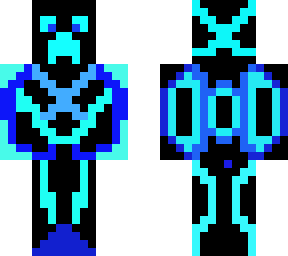blue creeper with headphones